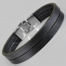 Купить черный кожаный браслет мужской Everiot BC-MJ-1626 в классическом стиле оптом от 1 030 руб.