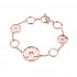 Купить браслет из стали Everiot AAB-301BSS с цветами розовое золото оптом от 1 800 руб.