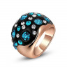 Купить  Кольцо ROZI RG-98460 с голубыми кристаллами оптом от 550 руб.