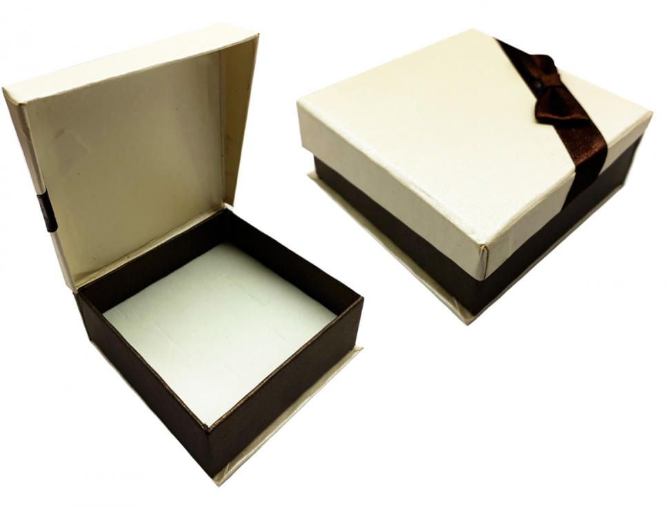 Купить картонная коробочка для украшений HB-04-1 оптом от 300 руб.