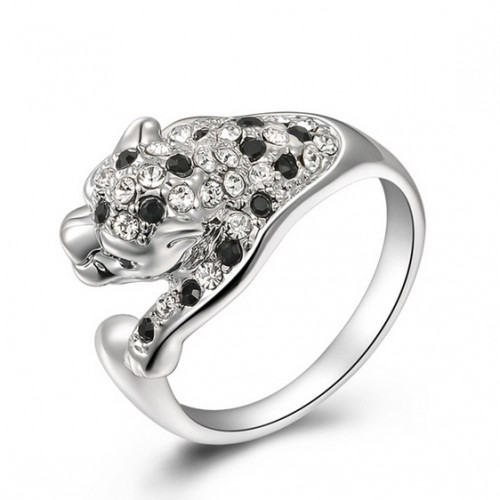 Купить кольцо ROZI RG-07350 с леопардом и кристаллами оптом от 570 руб.