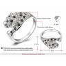 Купить кольцо ROZI RG-07350 с леопардом и кристаллами оптом от 570 руб.