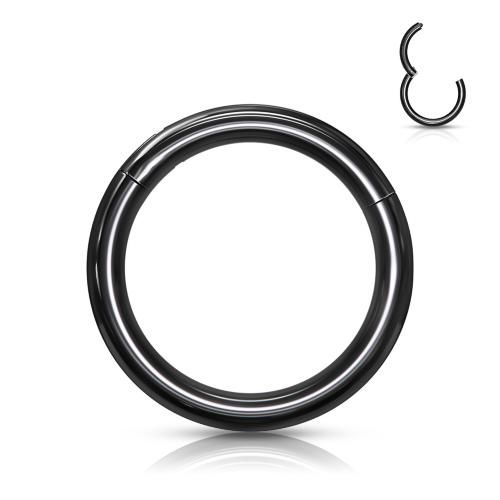 Купить кольцо кликер из титана PiercedFish RHT4 серьга для пирсинга септума, трагуса и хеликса, брови, губ, пупка (от 6 мм до 10 мм) оптом от 480 руб.
