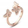 Купить кольцо ROZI RG-89190 с бабочками оптом от 430 руб.