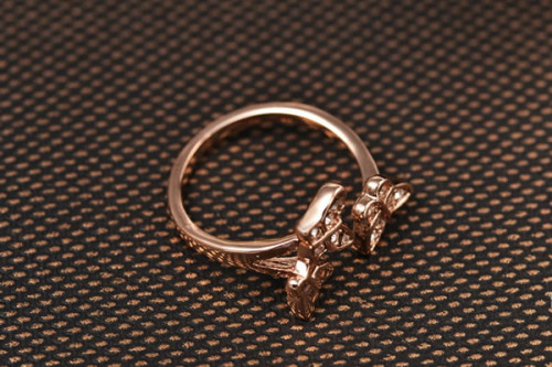 Купить кольцо ROZI RG-89190 с бабочками оптом от 430 руб.