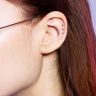 Купить серьга микроштанга PiercedFish JA05 для пирсинга уха из стали с круглым фианитом  оптом от 930 руб.