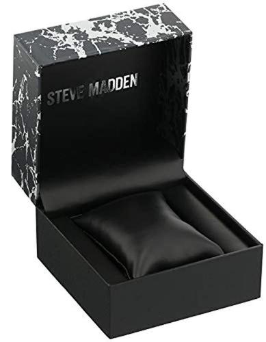 Купить мужские часы из нержавеющей стали Steve Madden (УЦЕНКА) SMW198Q-BK оптом от 4 500 руб.