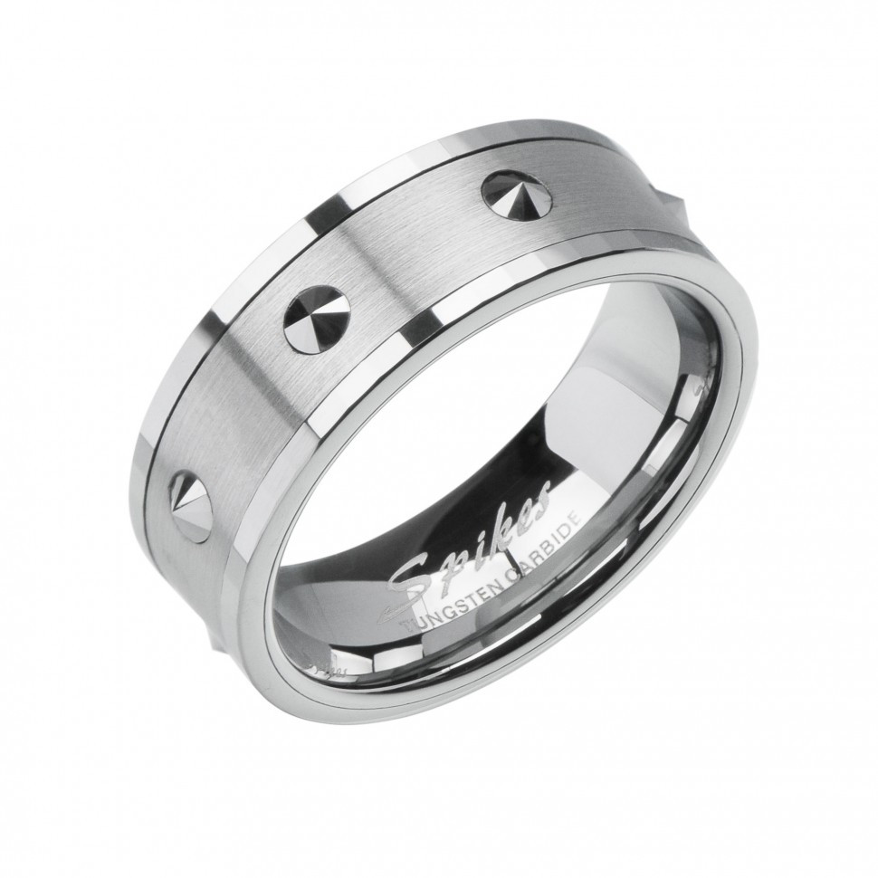 Купить мужское кольцо Spikes R-TU-238 из карбида вольфрама оптом от 1 140 руб.
