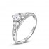 Купить помолвочное кольцо ROZI RG-07190 классическое с фианитами оптом от 430 руб.