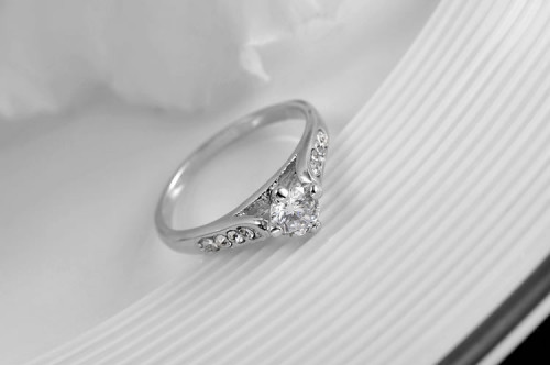 Купить помолвочное кольцо ROZI RG-07190 классическое с фианитами оптом от 430 руб.