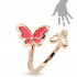 Купить кольцо безразмерное TATIC NP-R-A038 с бабочками оптом от 440 руб.