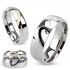 Купить кольцо из стали TATIC R-M3030 с романтичной надписью "Real Love" оптом от 350 руб.