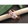 Купить кольцо ROZI RG-50320 с белыми и розовыми фианитами оптом от 550 руб.