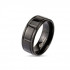 Купить черное титановое кольцо Spikes R-ТМ-3228 мужское оптом от 590 руб.