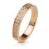 Купить женское кольцо из стали TATIC RSS-6706, оттенок розовое золото, с фианитами оптом от 720 руб.