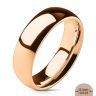 Купить кольцо из стали TATIC RSS-0005 классическое цвет розовое золото оптом от 500 руб.