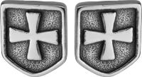 Мужские серьги-гвоздики с крестами Everiot SE-ZS-2042 стальные