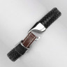 Купить кожаный браслет мужской Everiot BC-MJ-1722 плетеный на крючке синий и черный оптом от 1 150 руб.