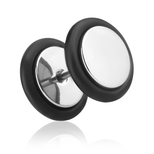 Купить серьга PiercedFish PSFX-01 круглой формы (имитация плага) оптом от 280 руб.