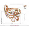 Купить кольцо ROZI RG-59390 цветы с эмалью и фианитами оптом от 560 руб.