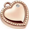 Купить кулон из стали TATIC SSPM-6258 в форме сердца с фианитом оптом от 770 руб.