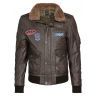 Купить мужская кожаная куртка Пилот GIPSY Cruise W16 коричневая оптом от 24 230 руб.