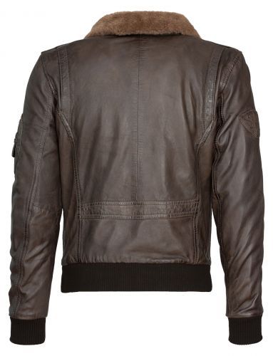 Купить мужская кожаная куртка Пилот GIPSY Cruise W16 коричневая оптом от 2 423 000 руб.