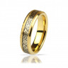 Купить кольцо из карбида вольфрама Lonti RTG-0032 с узором "Кельтский дракон" на черном фоне оптом от 1 060 руб.
