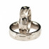 Купить серебристое титановое кольцо Lonti TI-065R с фианитами оптом от 1 040 руб.