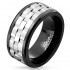 Купить кольцо из стали с крутящимся центром Spikes --R-M4537 мужское оптом от 460 руб.