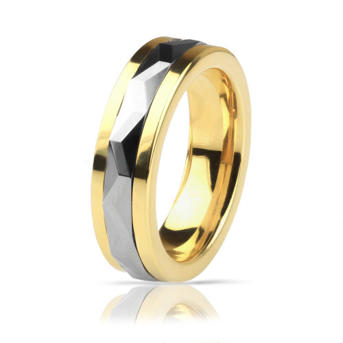 Купить кольцо антистресс из карбида вольфрама Lonti R-TG-1224 с вращающейся серединкой оптом от 1 270 руб.