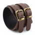 Купить широкий мужской браслет Scappa A-103 из коричневой кожи оптом от 1 080 руб.