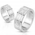 Купить кольцо из стали Spikes --R10160, с матовой серединой и глянцевыми узорами оптом от 370 руб.