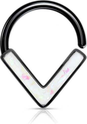 Купить кольцо из стали PiercedFish --RXS08 серьга для пирсинга септума носа, хряща уха, хеликса, козелка оптом от 460 руб.
