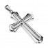 Купить мужской крест из нержавеющей стали с фианитами Spikes SSPL-4075 оптом от 1 070 руб.