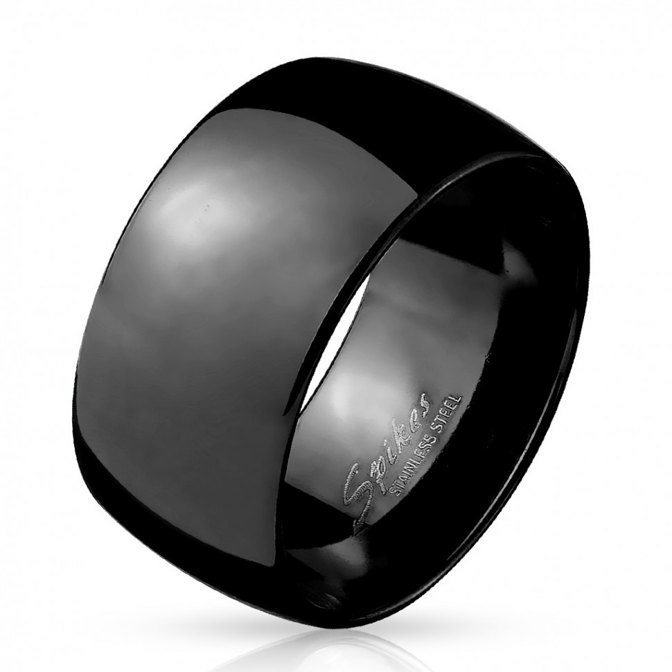 Купить кольцо мужское из стали Spikes R-M5898K черного цвета оптом от 390 руб.