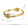 Купить браслет ROZI BC-15905B гепард, цвет желтое золото оптом от 910 руб.
