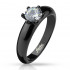 Купить кольцо  из стали Spikes R-M6010 с фианитом оптом от 530 руб.