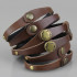 Купить кожаный браслет мужской Scappa A-109 коричневый оптом от 1 090 руб.
