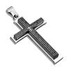 Купить мужской крест из стали Spikes SSP006 с молитвой "Отче Наш" на испанском языке оптом от 810 руб.