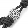 Купить браслет из черного оникса Everiot Select LNS-8003 плетеный с кельтским узлом оптом от 730 руб.
