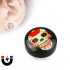Купить серьга-клипса на магните PiercedFish PAFM-03-SK9 с черепом (плаг-обманка) оптом от 290 руб.