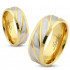 Купить кольцо из стали Spikes R-S1561G с диагональным узором оптом от 500 руб.