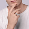 Купить классическое обручальное кольцо из карбида вольфрама Lonti R-TU05 с фианитом оптом от 1 410 руб.