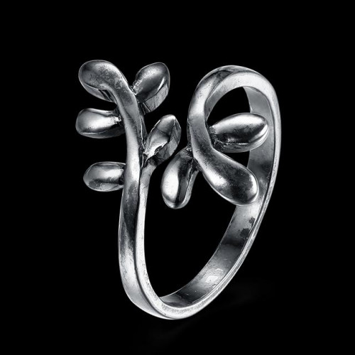 Купить женское незамкнутое кольцо Everiot RA-XP-13721 с веточками оптом от 390 руб.