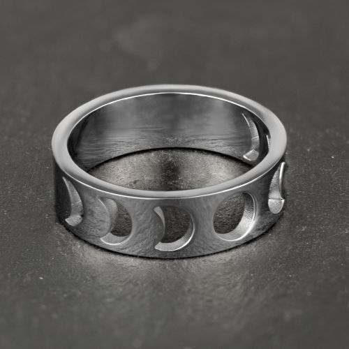 Купить женское кольцо из ювелирной стали TATIC RSS-8008, фазы Луны  оптом от 500 руб.