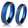 Купить кольцо из карбида вольфрама Lonti --R-TG-0023 синее матовое оптом от 780 руб.