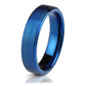 Купить кольцо из карбида вольфрама Lonti --R-TG-0023 синее матовое оптом от 800 руб.