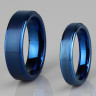 Купить кольцо из карбида вольфрама Lonti --R-TG-0023 синее матовое оптом от 780 руб.
