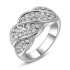 Купить кольцо ROZI RG-37320 плетение с фианитами оптом от 570 руб.